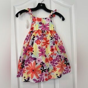 Gymboree Floral Dress - Pink, Purple, Red 4T